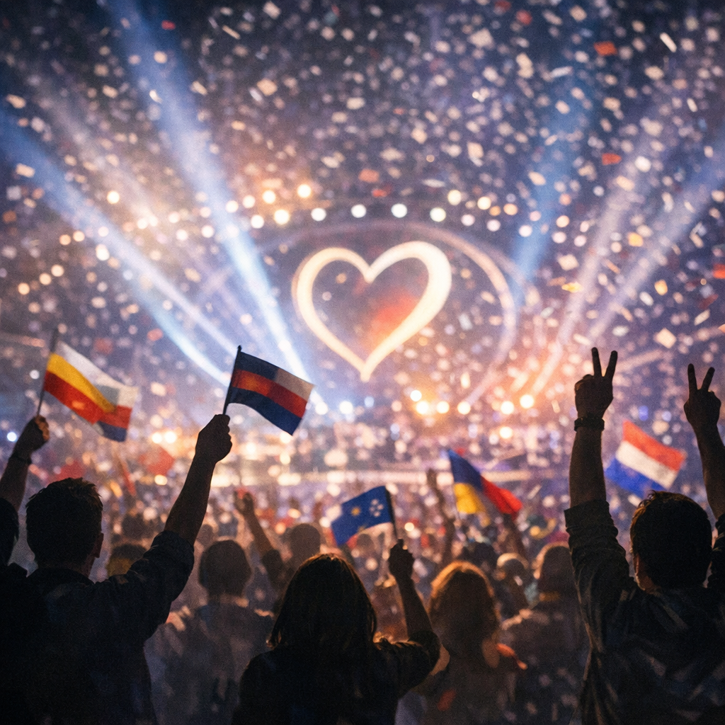 audience cheering at Eurovision 2026