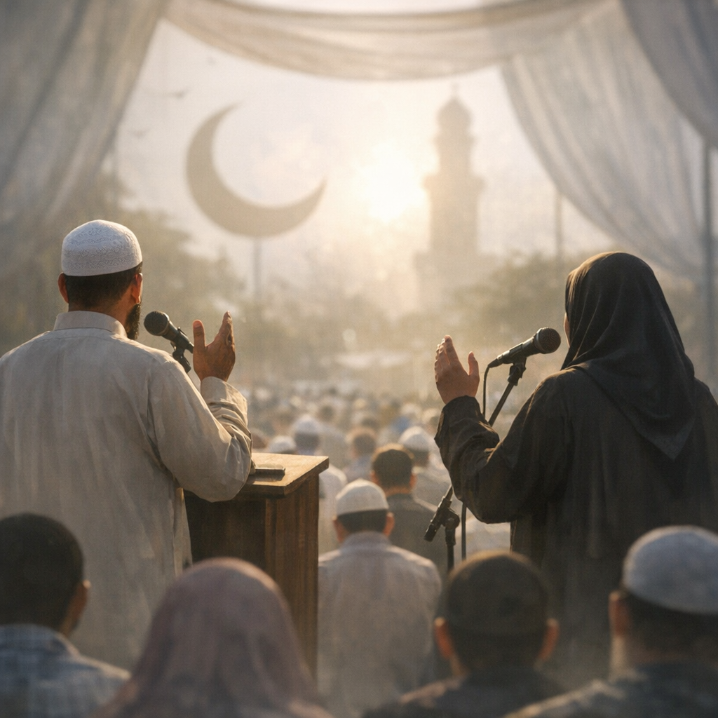 speakers at prayer festival