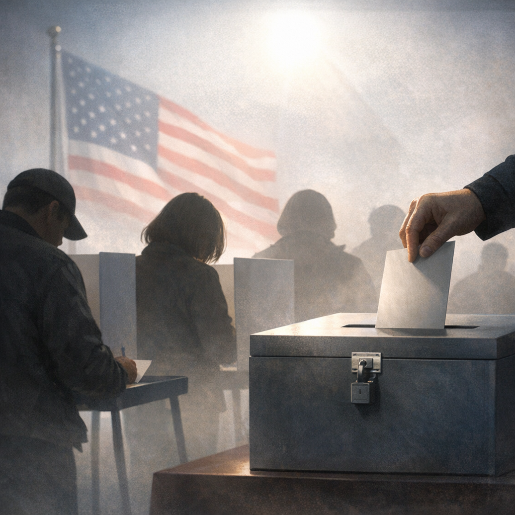 voters casting ballots