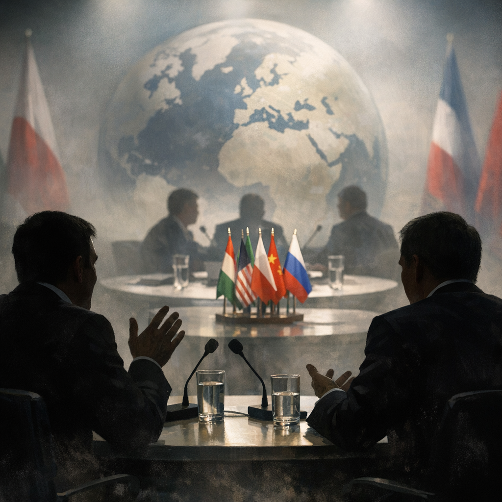 Diplomatic discussions between world leaders