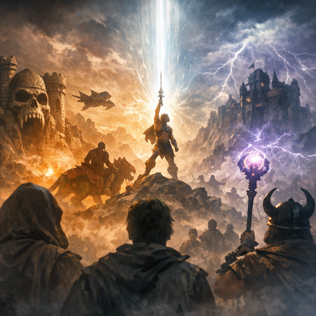 visual effects scene from Masters of the Universe
