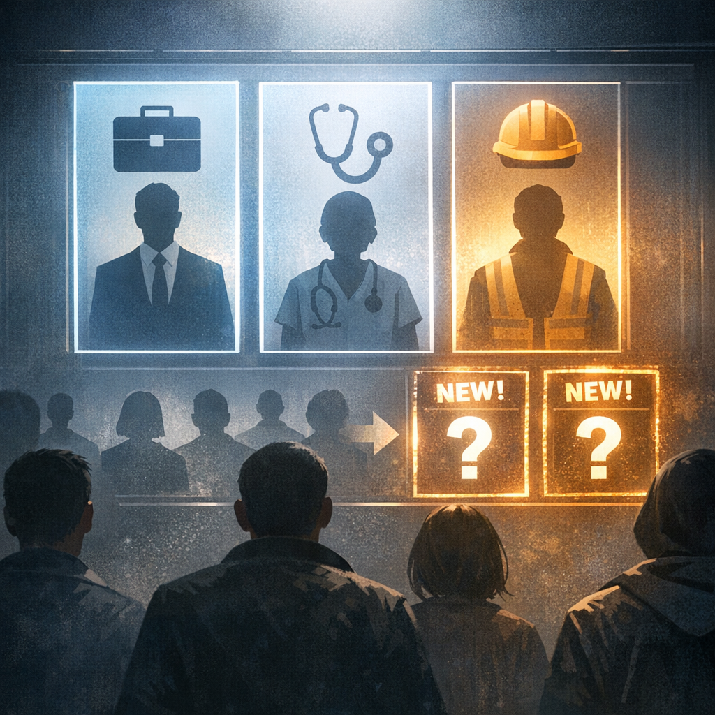 character selection screen with new options
