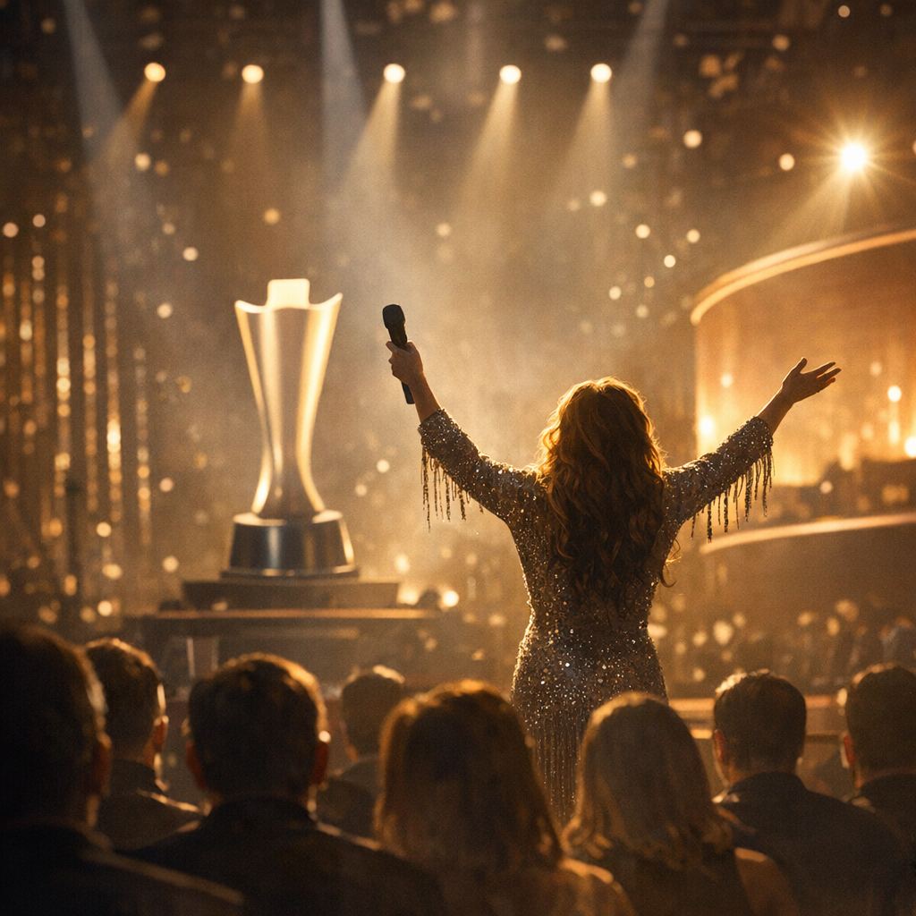 Shania Twain hosting the ACM Awards