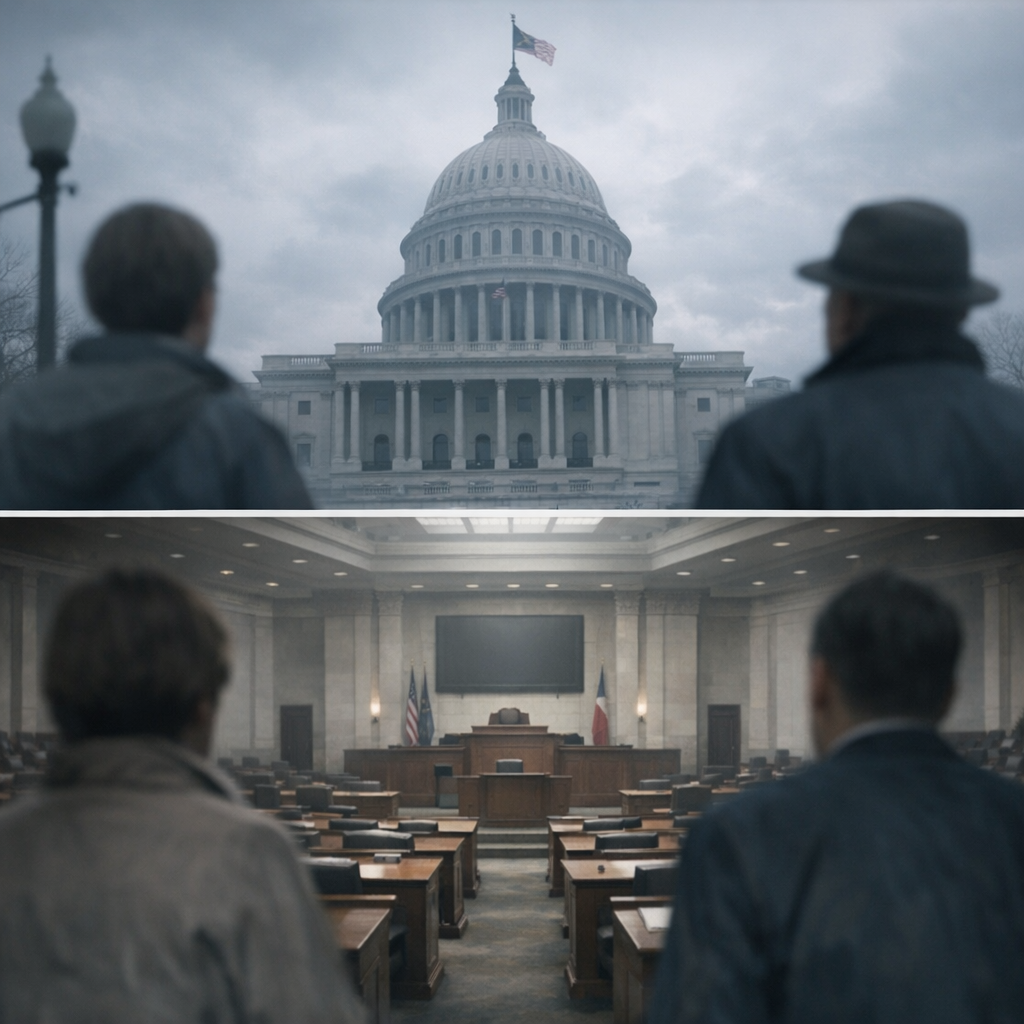 U.S. Capitol building during a session