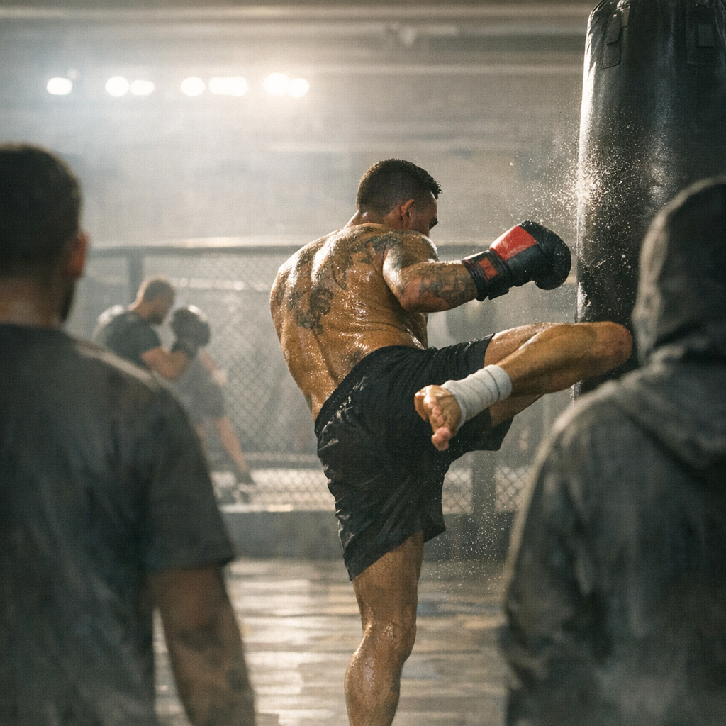 Max Holloway training